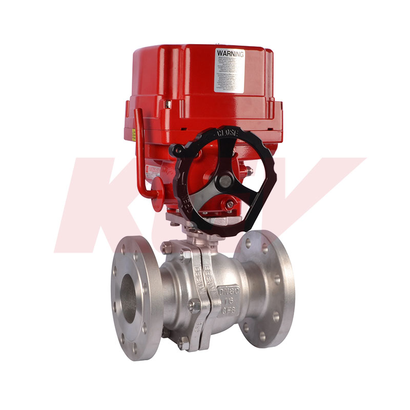 Q type electric ball valve