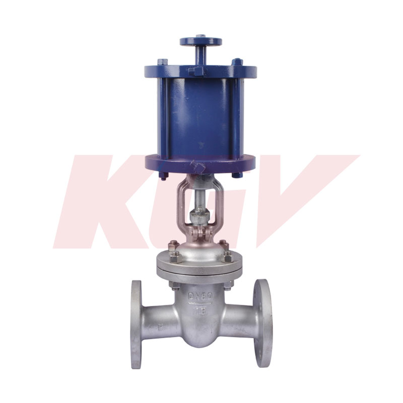 Pneumatic gate valve